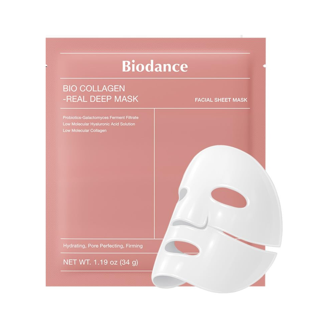 Bio-Collagen Real Deep Mask – Ενυδατική μάσκα για σύσφιξη, Λάμψης