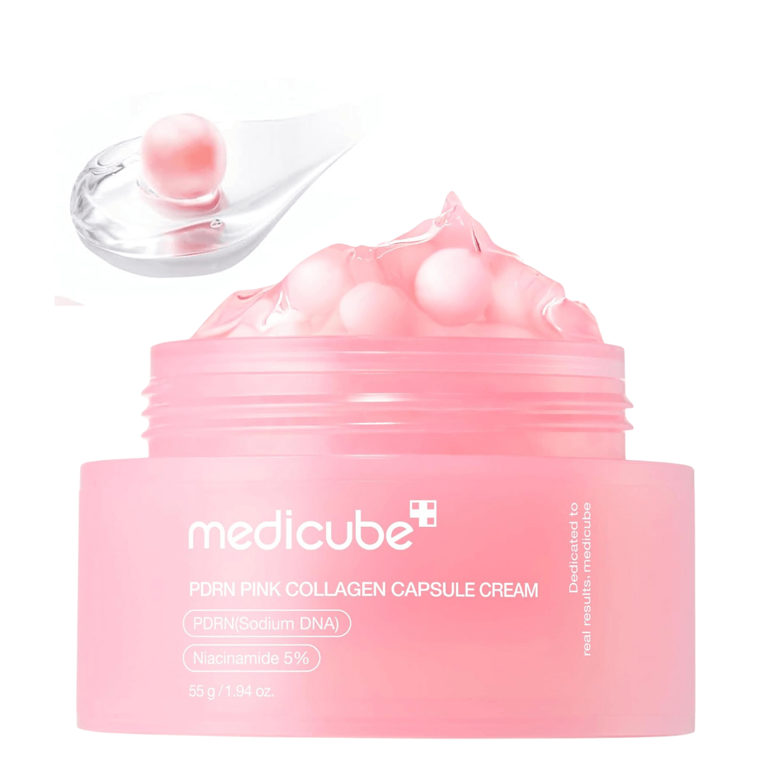 PDRN Pink Collagen Capsule Cream – Κρέμα με Κάψουλες PDRN & Κολλαγόνου για Λάμψη & Ομοιόμορφο Τόνο
